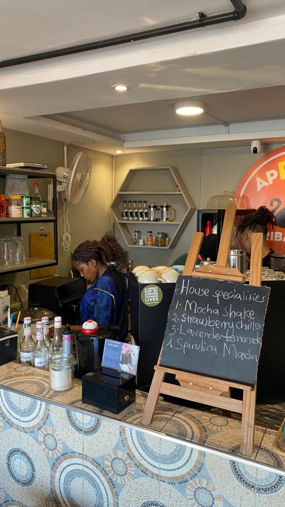 Cafe Counter at Cat Cradle Rescue Uganda