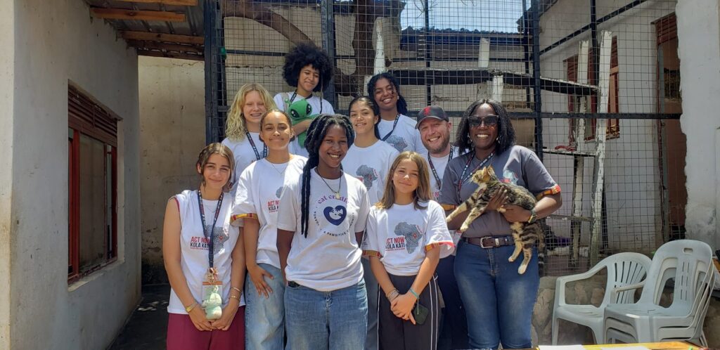 Edu Group at Cat Cradle Rescue Uganda