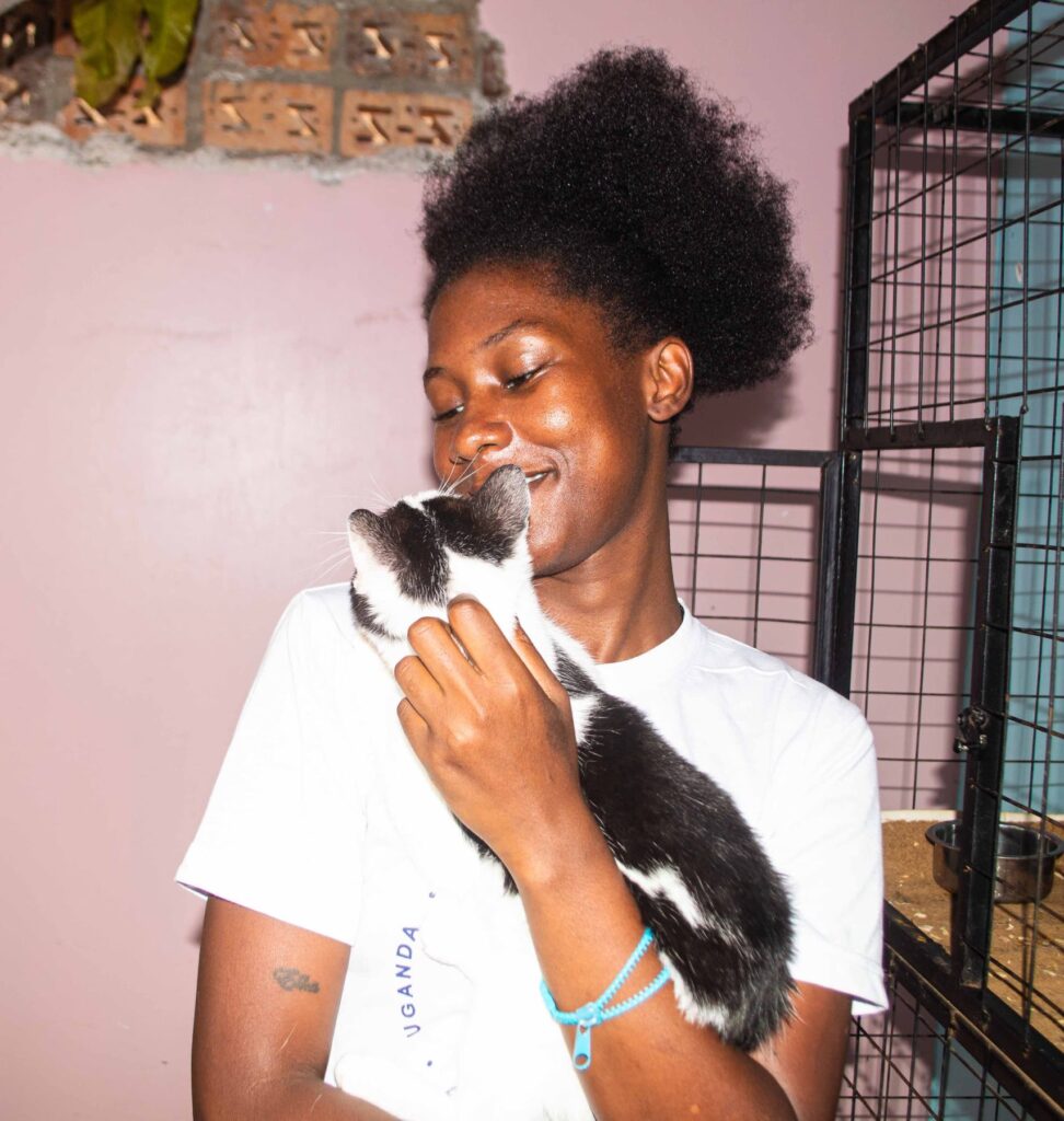 Founder 1 at Cat Cradle Rescue Uganda