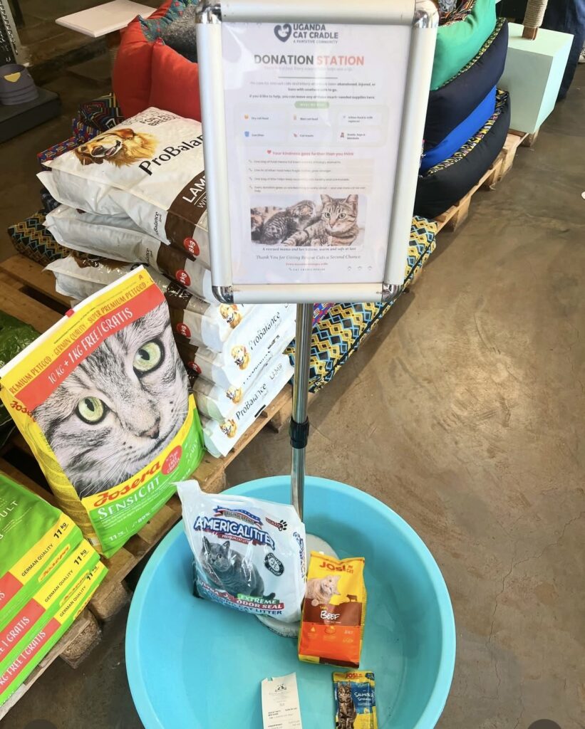 Help Donate Station at Cat Cradle Rescue Uganda